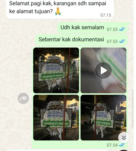 Pengiriman Papan Bunga Selamat Tursino Kutoarjo