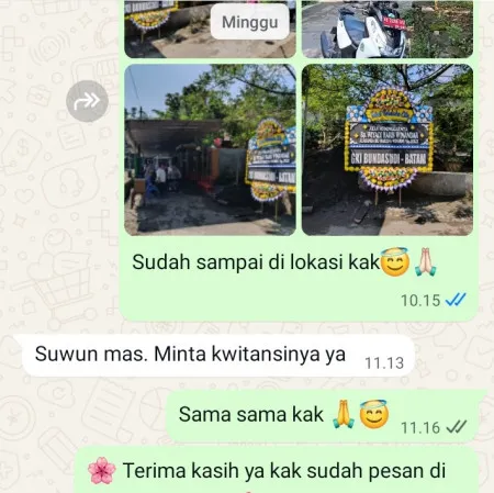 Pengiriman Papan Bunga Duka Tursino Kutoarjo